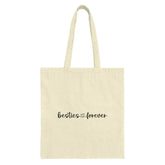 Besties Forever Tote Bag, Friendship Tote, Cute Best Friend Gift, Girl Gang Bag, Bridesmaid Gift, Bachelorette Party Favor - Tawshia